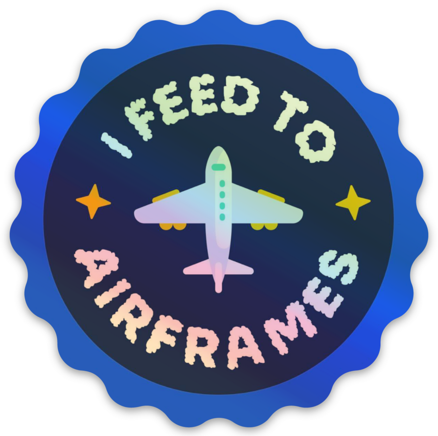 Airframes Superfeeder Foil Sticker Airframes