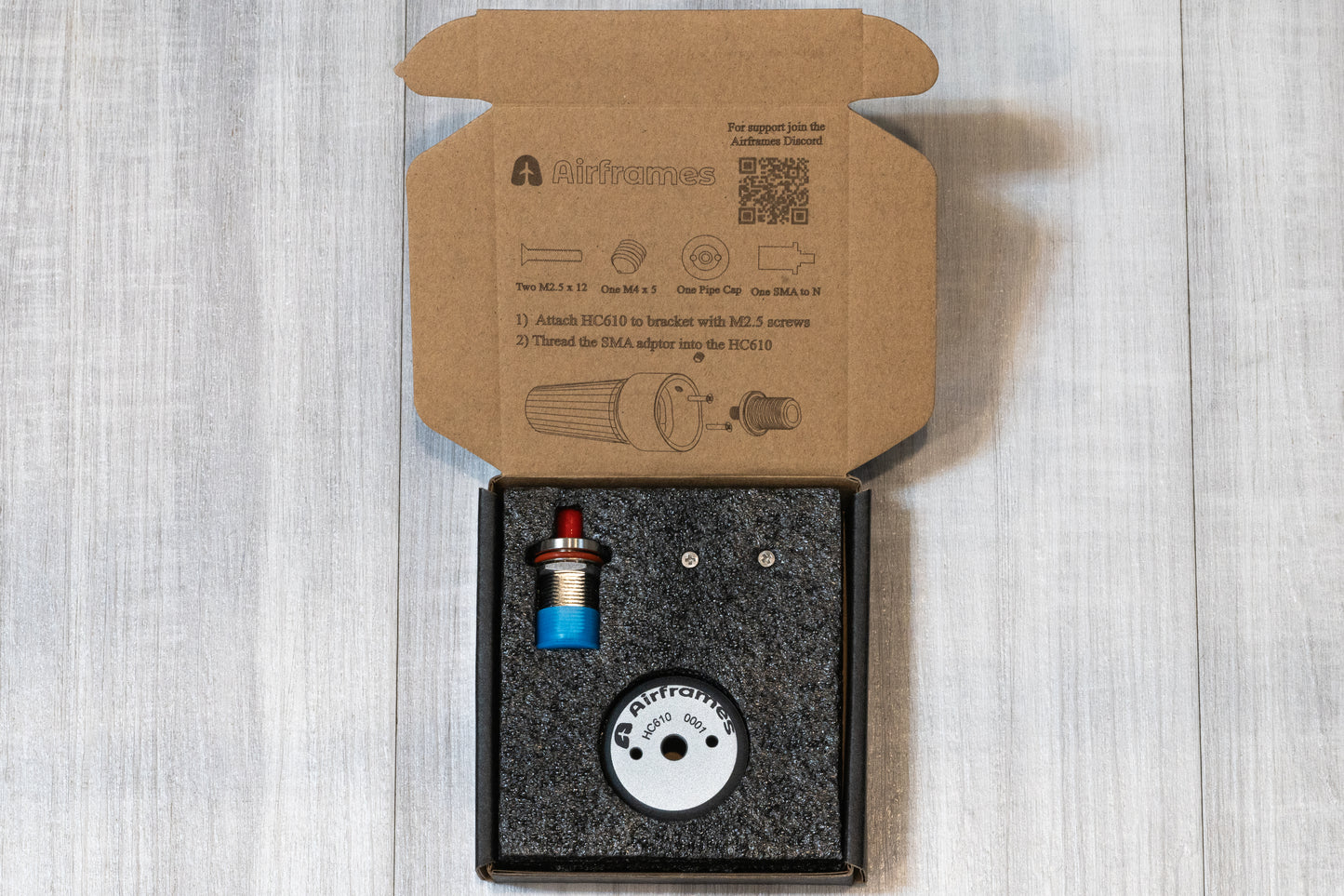 Mount for Tallysman HC610 Active Iridium Helical Antenna