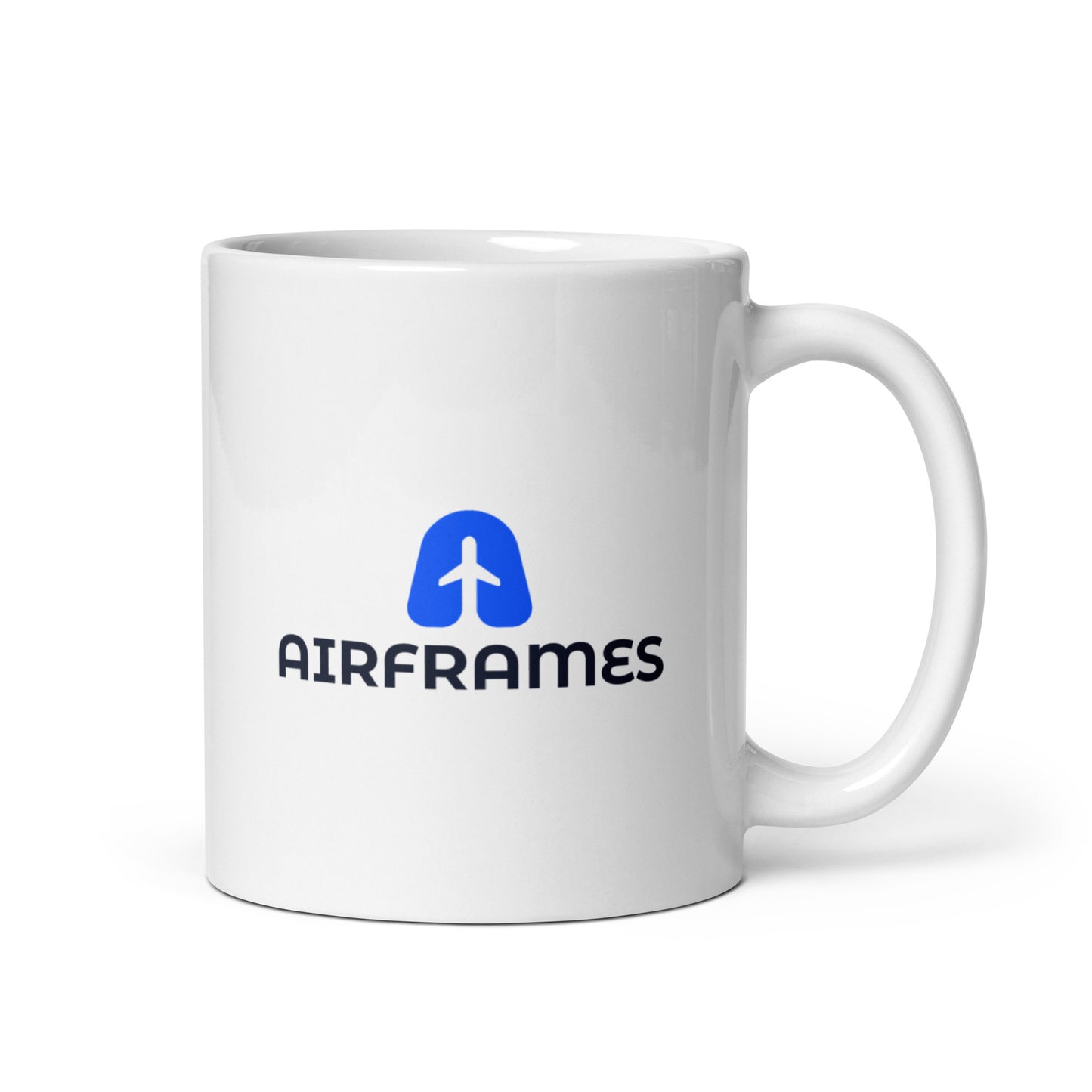 White Glossy Mug Airframes