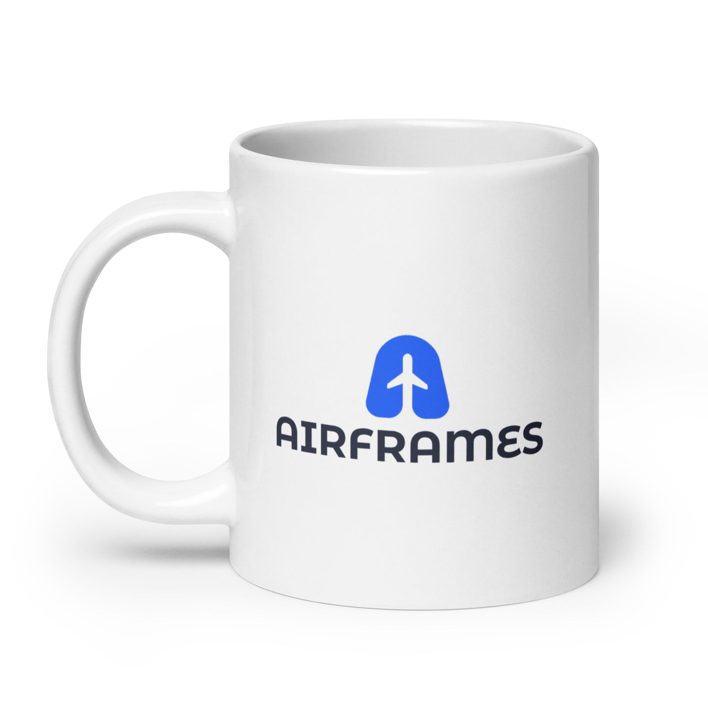 White Glossy Mug Airframes