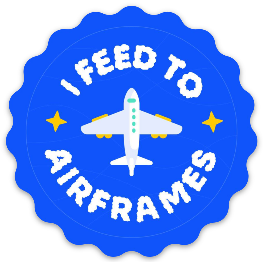 Airframes Feeder Sticker #2